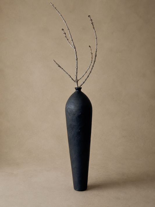 9.12 | Jarra em Madeira Queimada - 42 cm