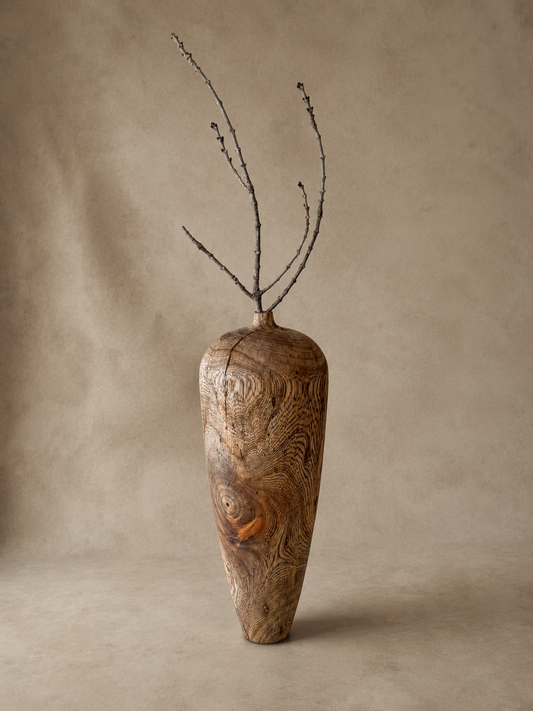 9.7 | Jarra em Madeira de Lodão - 43 cm