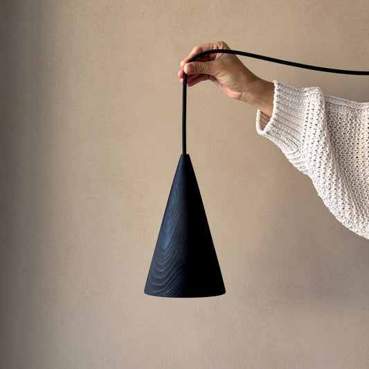 "There is no light without shadow" | Ceiling Conical Lamp