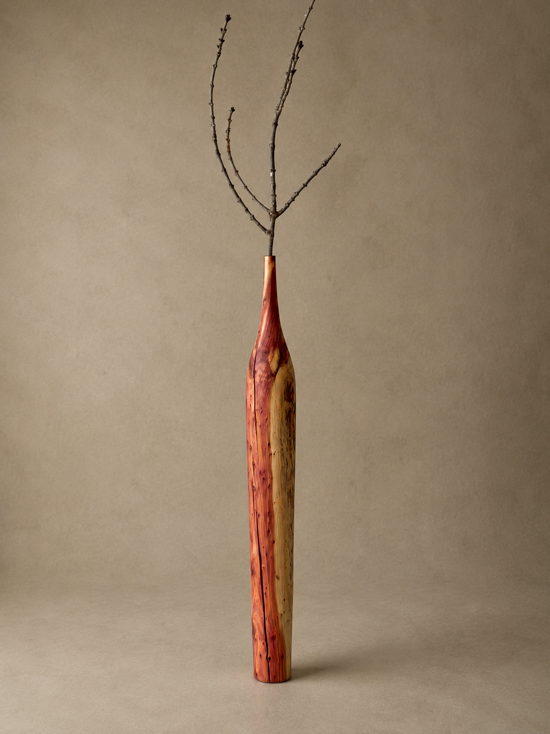 9.13 | Jarra em Madeira Cedro - 57,5 cm