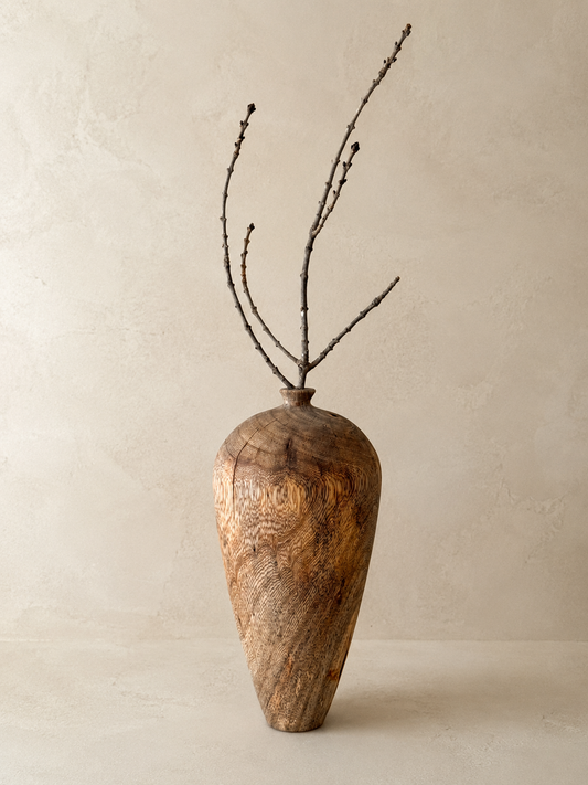 9.23 | Jarra em Madeira Lodão- 34 cm