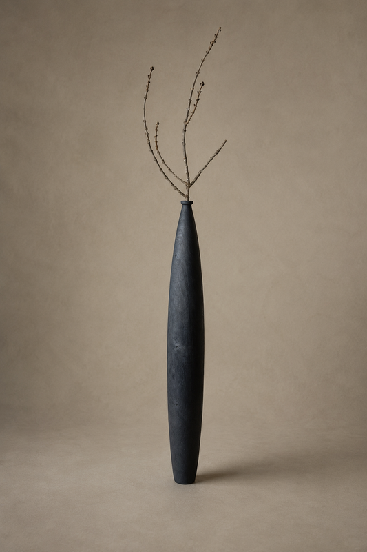 9.5 | Jarra em Madeira de Queimada - 62 cm