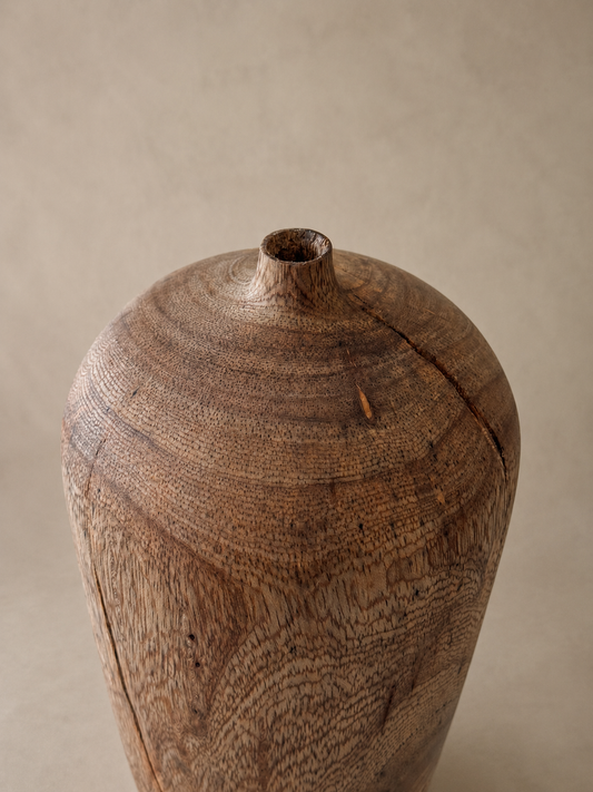 9.7 | Jarra em Madeira de Lodão - 43 cm