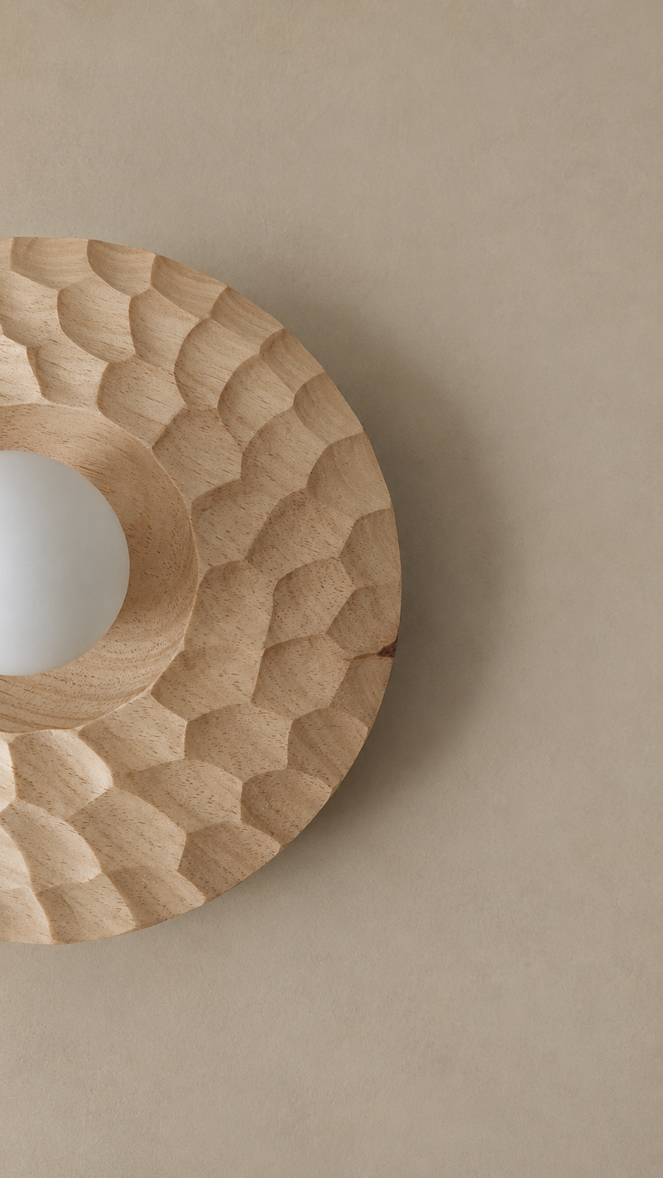 "There is no light without shadow" | Ceiling Lamp