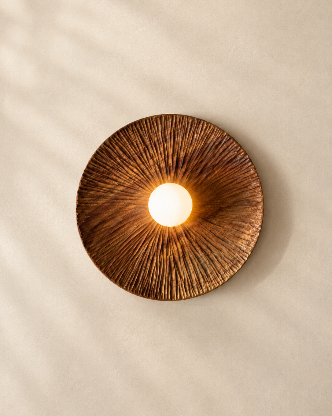 Aplique Parede/Tecto Natural | Não há luz sem Sombra