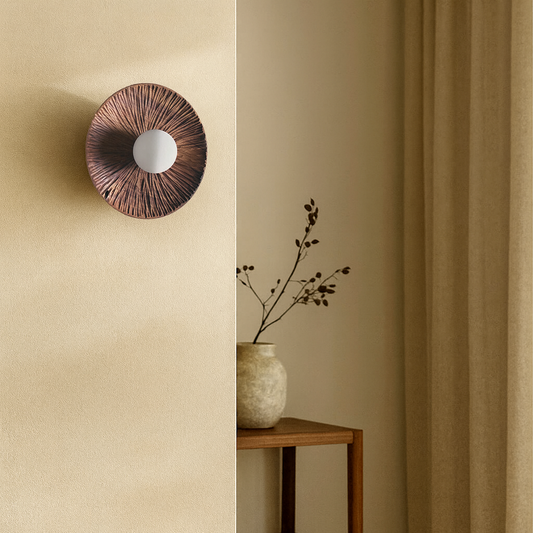 Não há luz sem Sombra | Aplique Parede/Tecto Natural