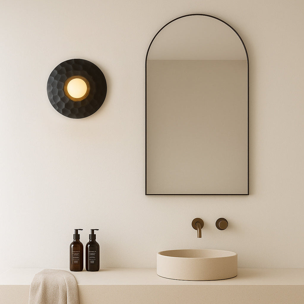 Não há luz sem Sombra | Candeeiro Parede - Preto