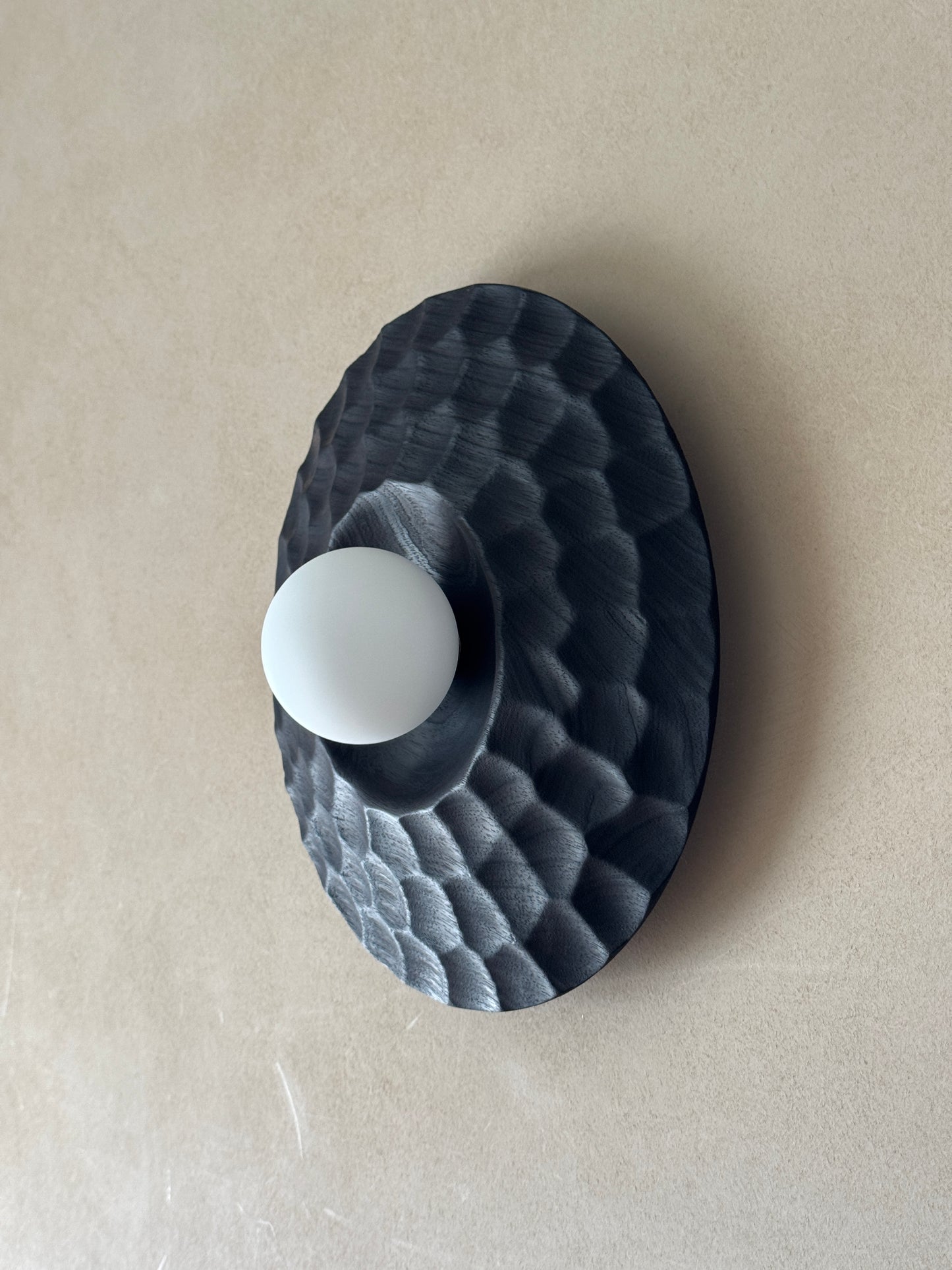 Não há luz sem Sombra | Candeeiro Parede - Preto