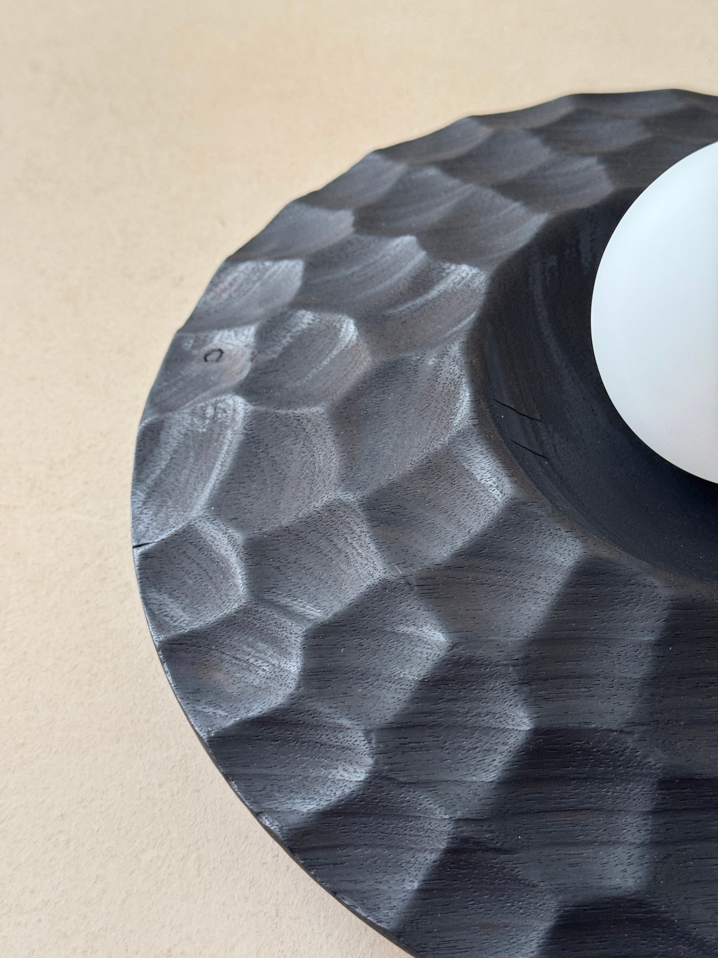 Não há luz sem Sombra | Candeeiro Parede - Preto