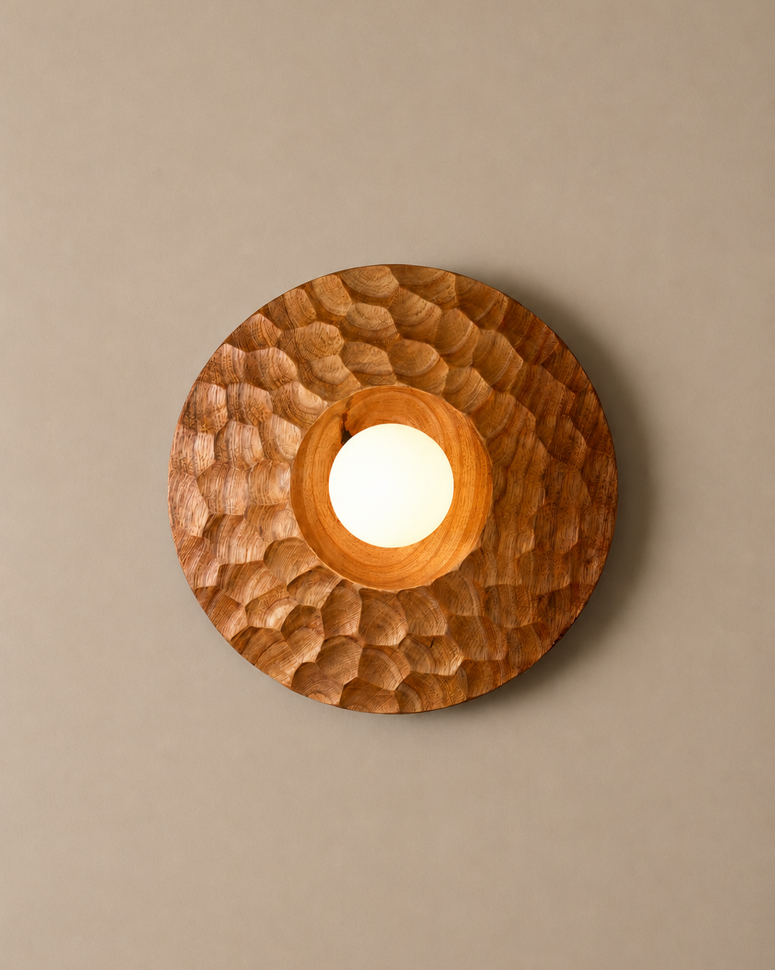 "There is no light without shadow" | Acacia Wall Lamp