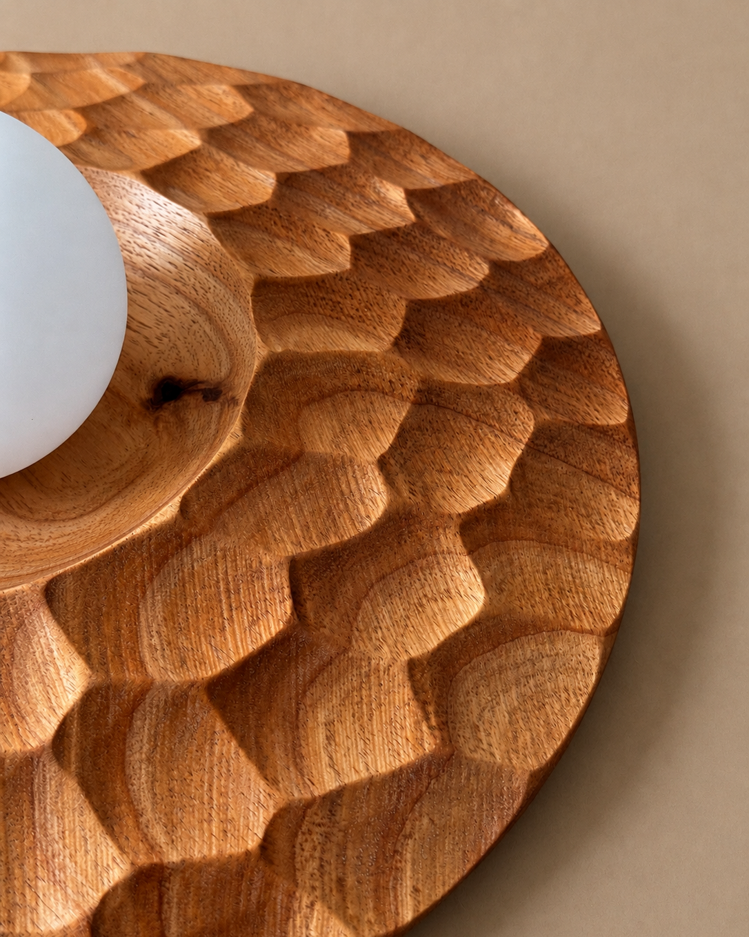 "There is no light without shadow" | Acacia Wall Lamp