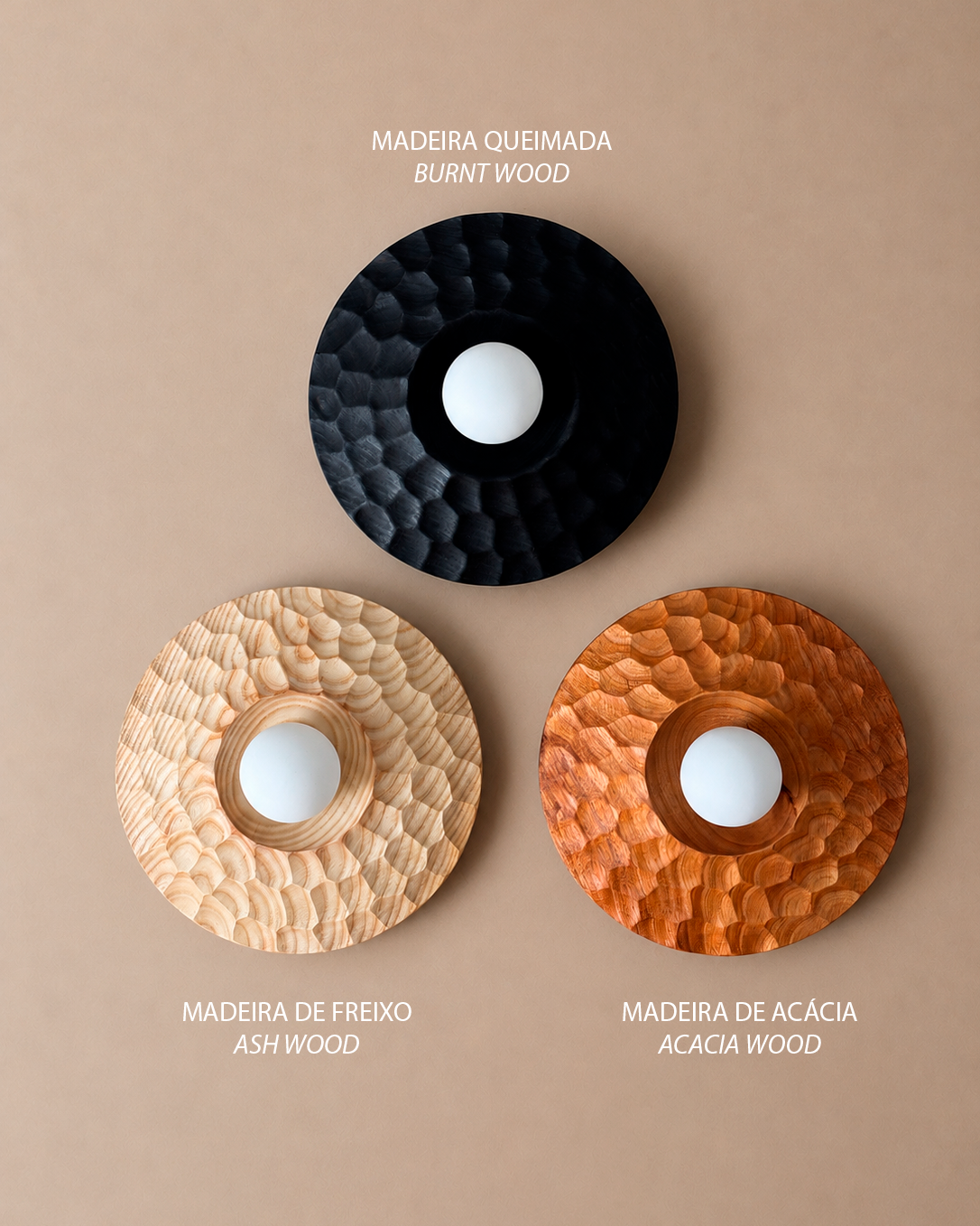 "There is no light without shadow" | Acacia Wall Lamp