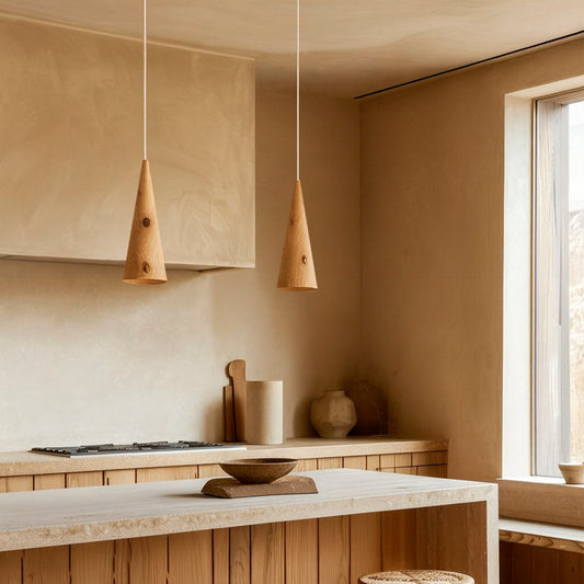 "There is no light without shadow" | Ceiling Conical Lamp