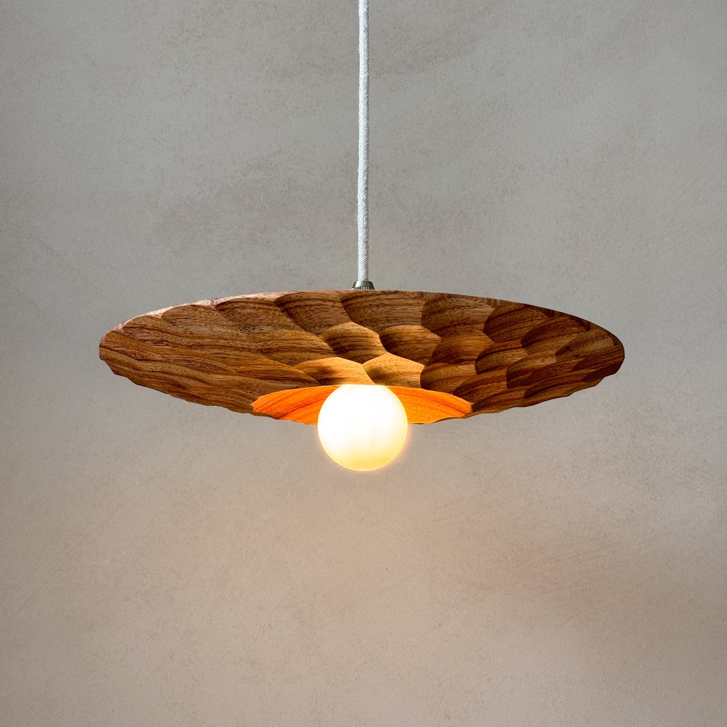 "There is no light without shadow" | Acacia Ceiling Lamp