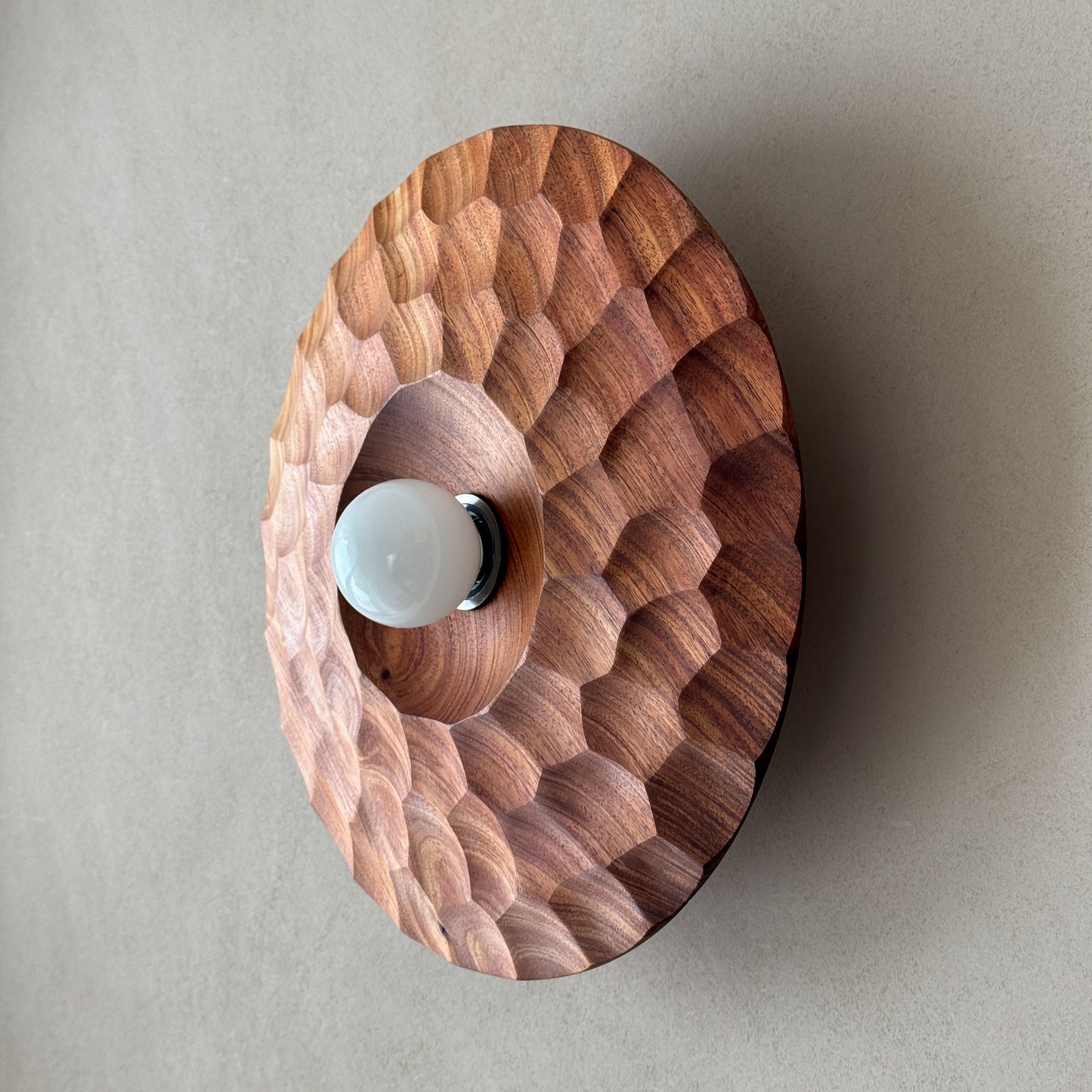 "There is no light without shadow" | Acacia Wall Lamp